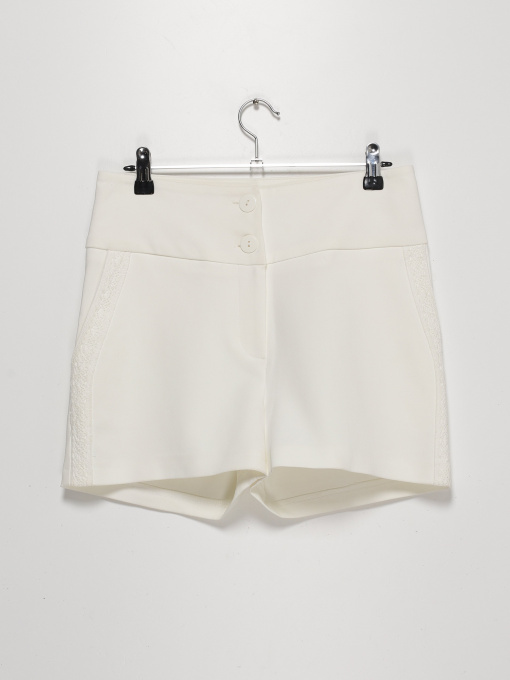 Повсякденні шорти Sassofono модель A192-SC-12408 Молочний Фото