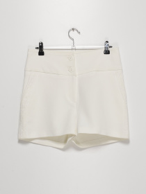 Повседневные шорты Sassofono модель A192-SC-12408 Молочний Фото