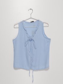 Блуза Sassofono модель A192-SC-34107 Світло-блакитний Фото