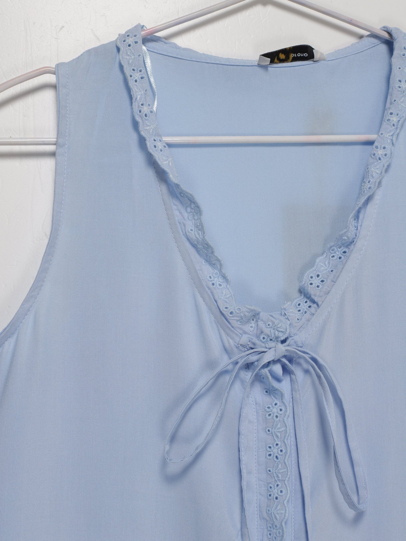 Блуза Sassofono модель A192-SC-34107 Світло-блакитний Фото