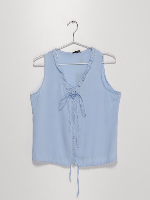 Блуза Sassofono модель A192-SC-34107 Світло-блакитний Фото