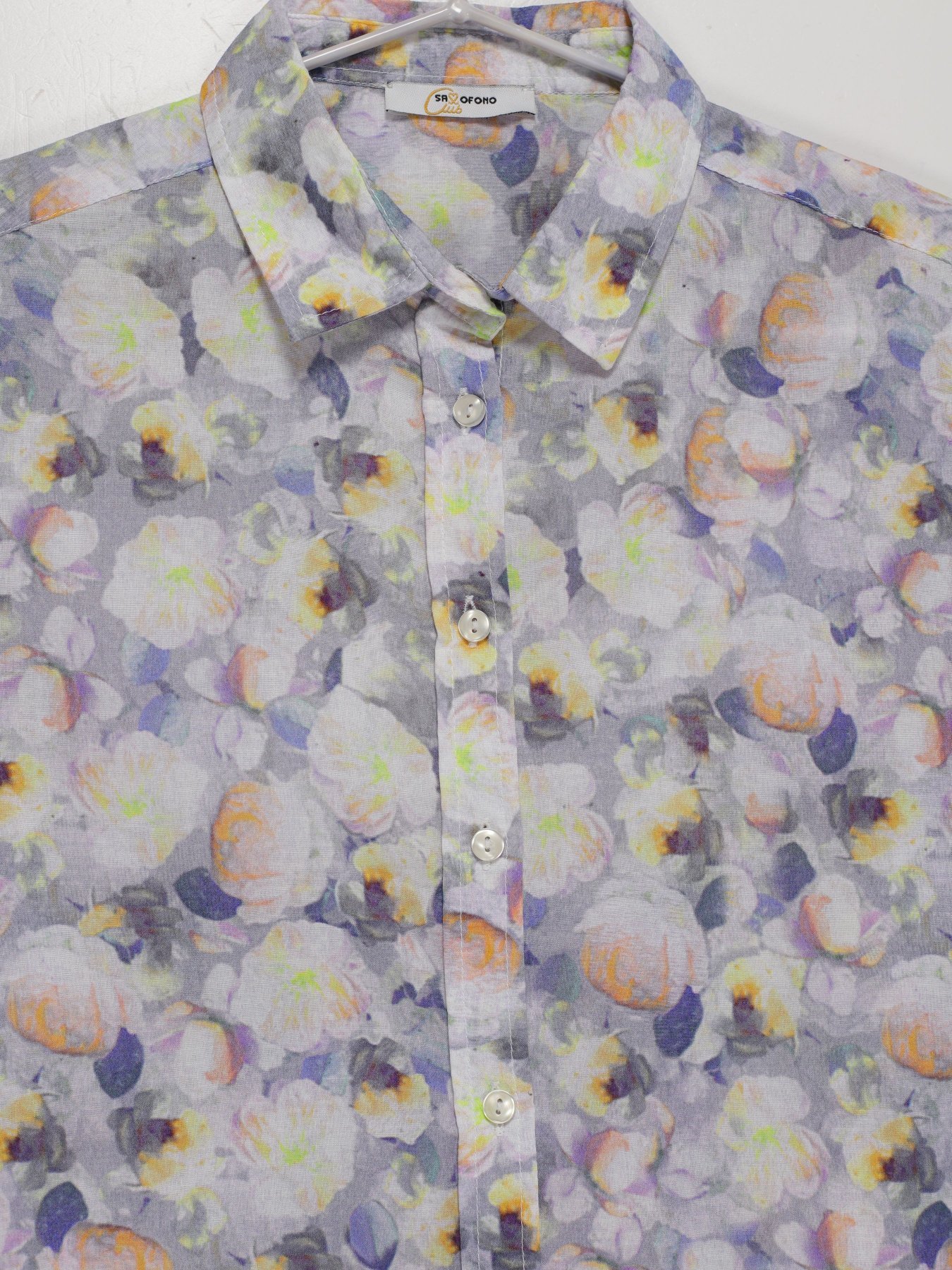 Сорочка Sassofono модель A192-SC-5527 ФІОЛЕТОВИЙ Фото