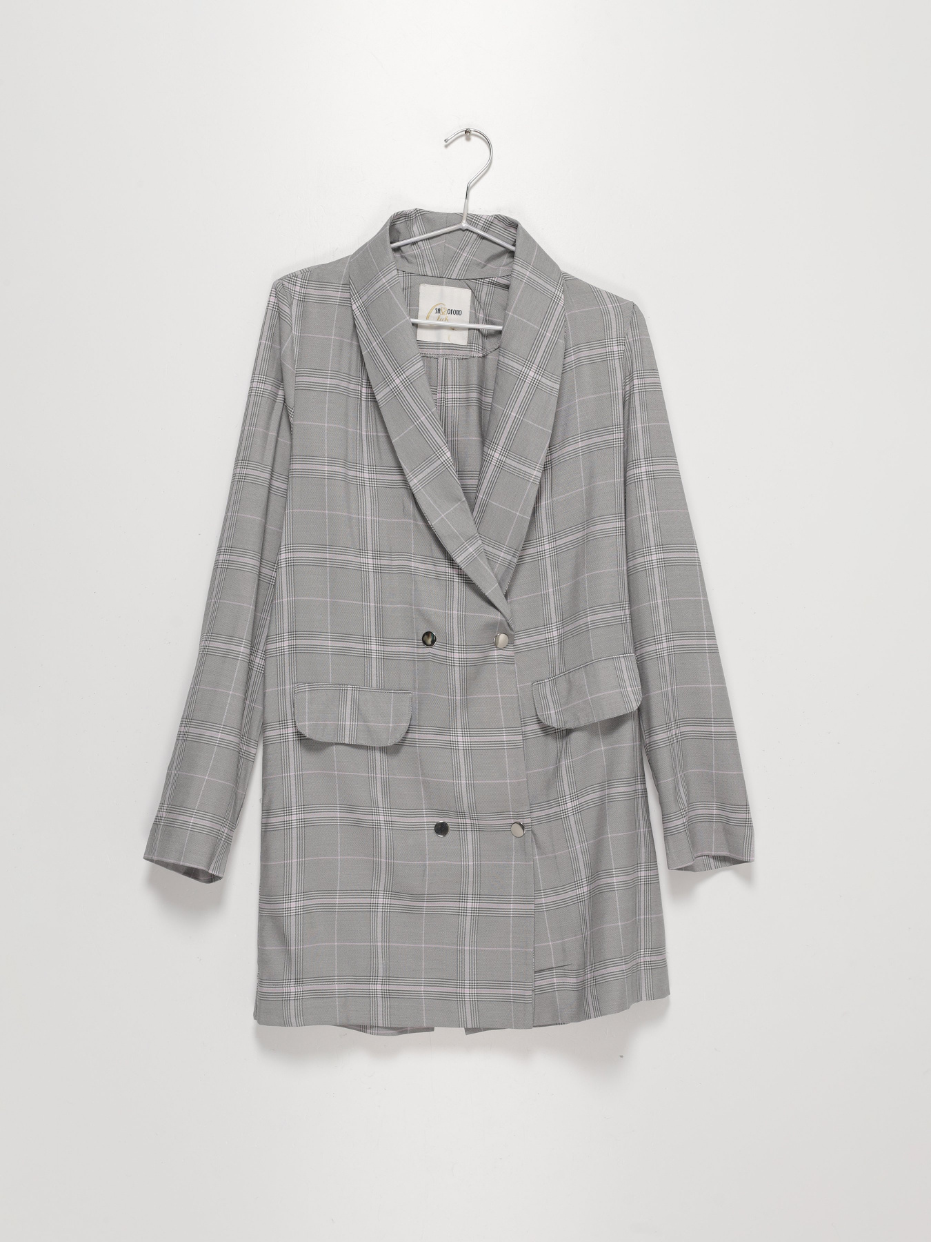 Пиджак Sassofono модель A192-SC-605241 СІРИЙ Фото