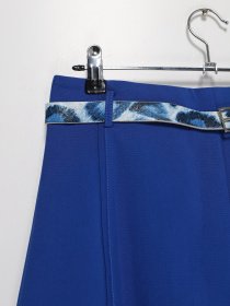 Юбка миди Sassofono модель A192-SC-803155-1 ЕЛЕКТРИК Фото