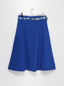 Юбка миди Sassofono модель A192-SC-803155-1 ЕЛЕКТРИК Фото