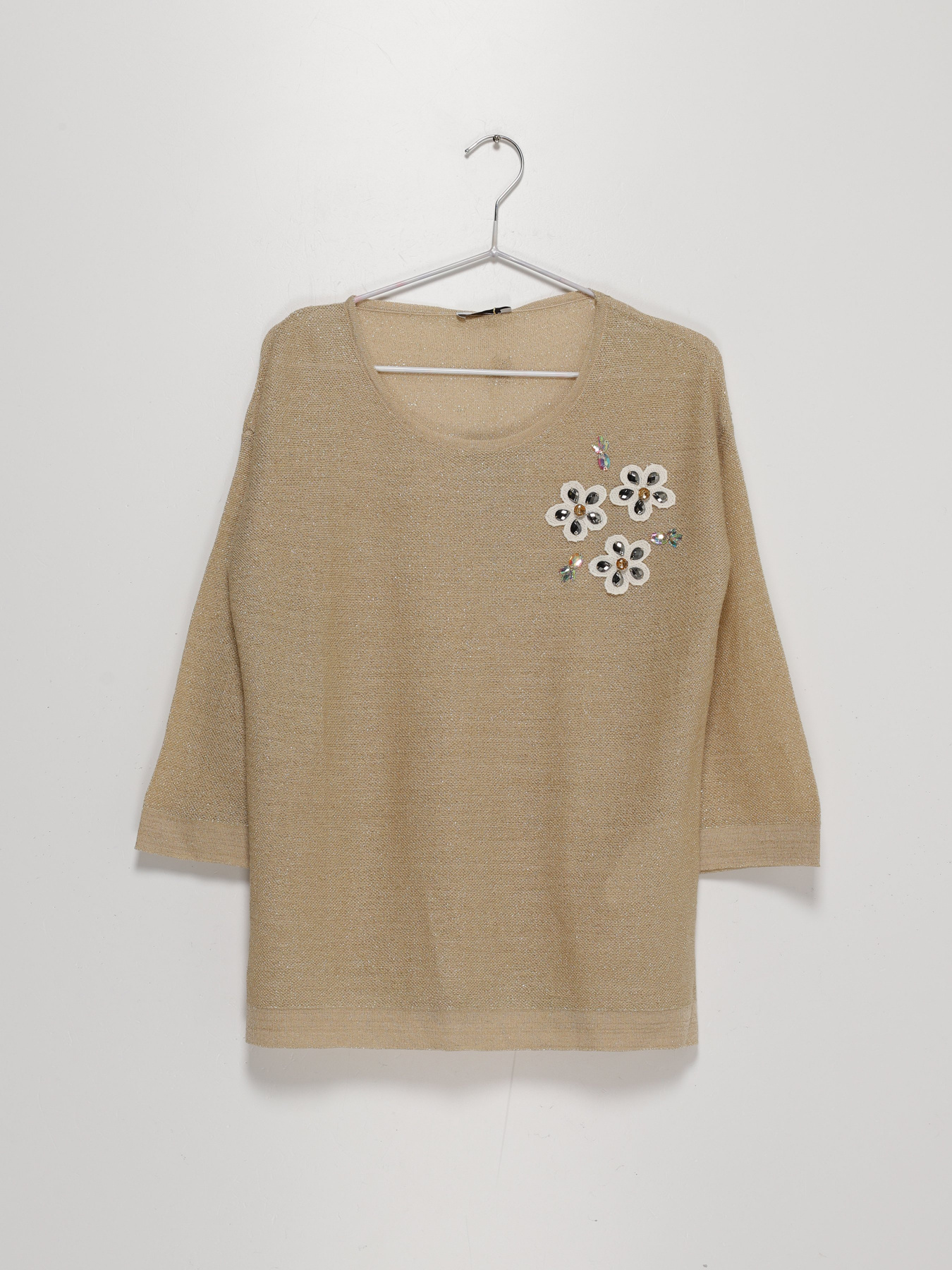 Блуза Sassofono модель A192-SC-8238 БЕЖЕВИЙ Фото