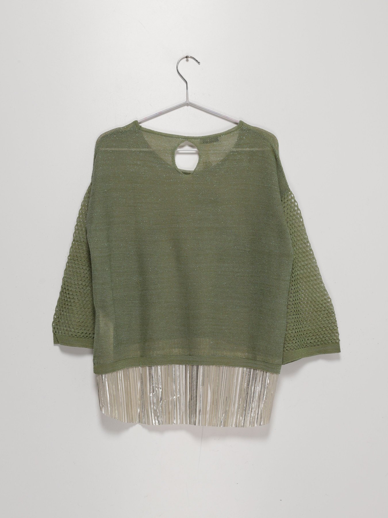 Блуза Sassofono модель A192-SC-8254 Зелений Фото