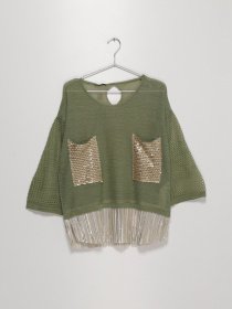 Блуза Sassofono модель A192-SC-8254 Зелений Фото