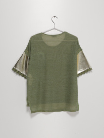 Блуза Sassofono модель A192-SC-8255 Зелений Фото