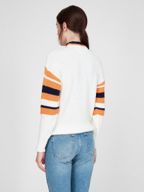 Свитер Sassofono модель A201-SC-28209, Молочний Фото