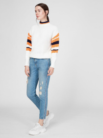 Свитер Sassofono модель A201-SC-28209, Молочний Фото