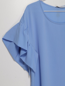 Блуза Sassofono модель A192-SC-917536-2 БЛАКИТНИЙ Фото