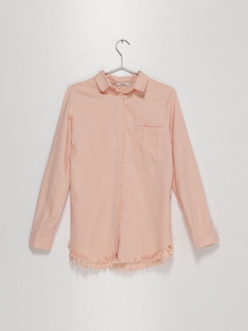 Рубашка Sassofono модель A192-SC-9978 Пудровий Фото