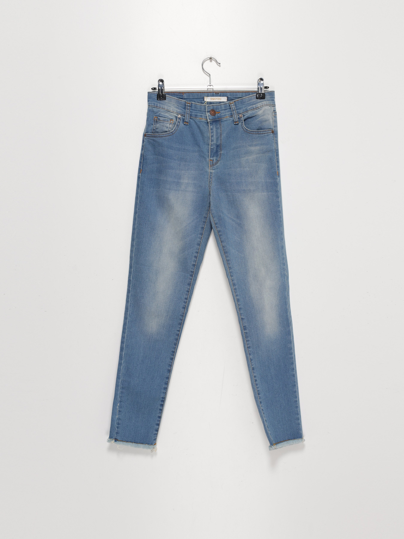 Зауженные джинсы Sassofono модель A192-SF-100011-2 Індиго Фото