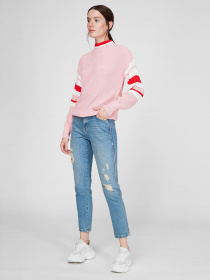 Свитер Sassofono модель A201-SC-28209, Рожевий Фото