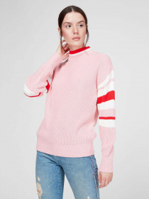 Свитер Sassofono модель A201-SC-28209, Рожевий Фото