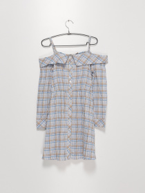 Сукня міні Sassofono модель A192-SF-104171 БЛАКИТНИЙ Фото