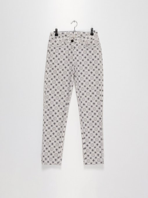 Брюки повседневные Sassofono модель A192-SF-10482 МОЛОЧНИЙ Фото