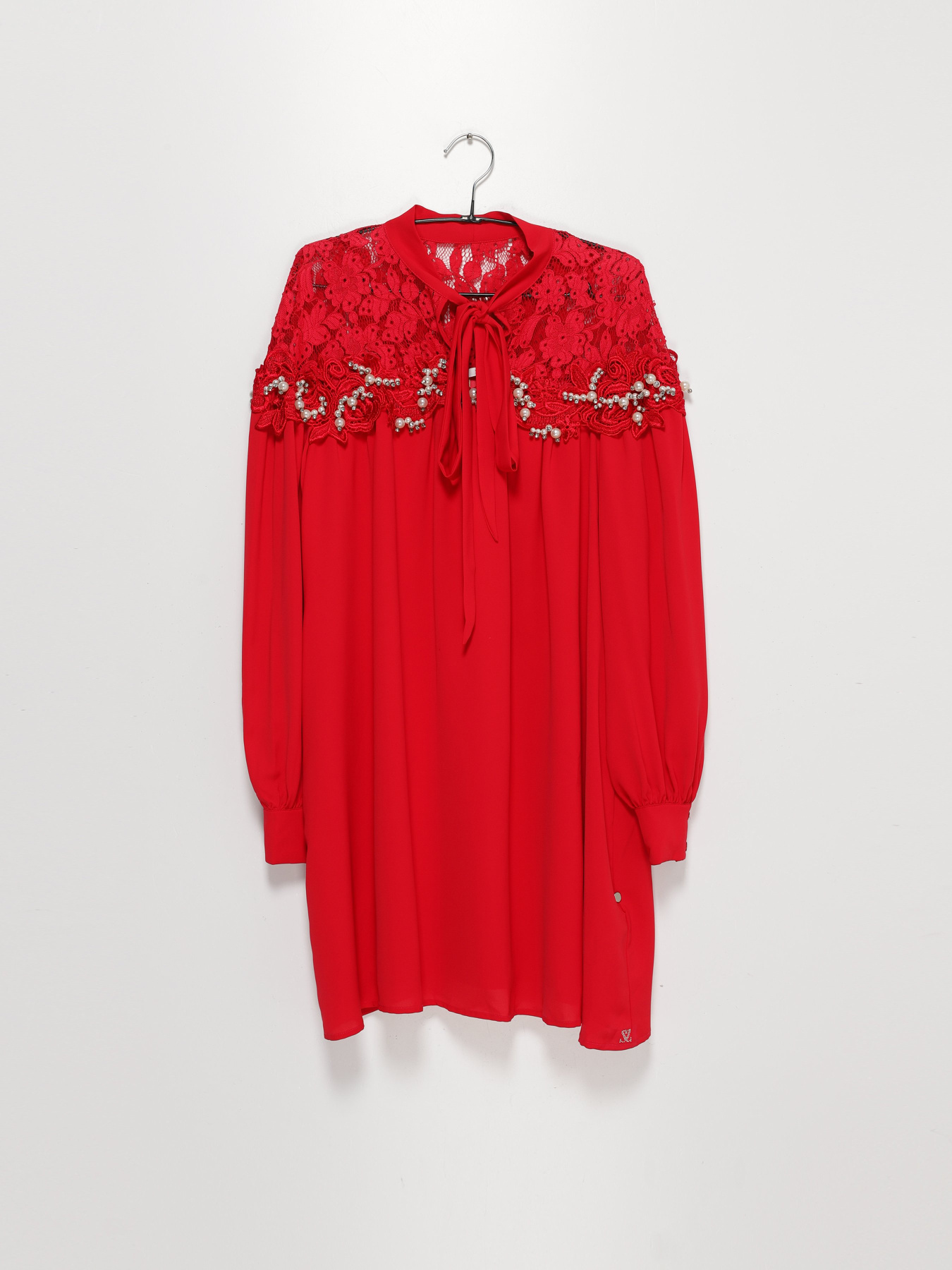 Платье мини Sassofono модель A192-SF-107171 ЯСКРАВО КОРАЛОВИЙ Платье мини Sassofono модель A192-SF-107171 ЯСКРАВО КОРАЛОВИЙ Фото