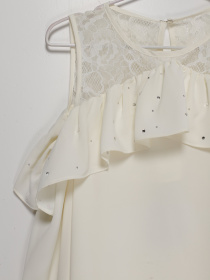 Блуза Sassofono модель A192-SF-132111 МОЛОЧНИЙ Фото