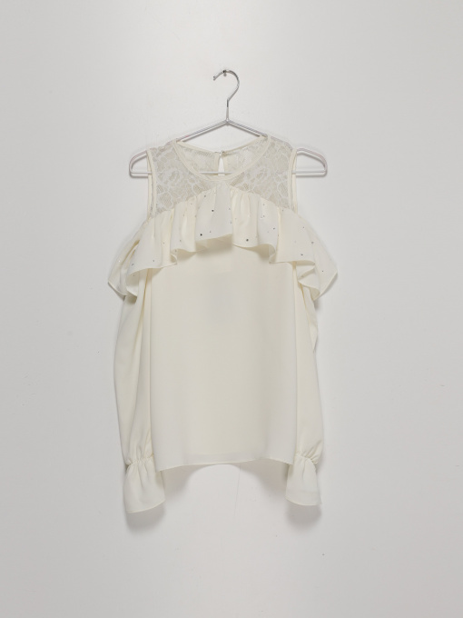 Блуза Sassofono модель A192-SF-132111 МОЛОЧНИЙ Фото