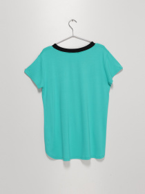 Футболка Sassofono модель A192-SF-306111-1 МЯТНИЙ Фото