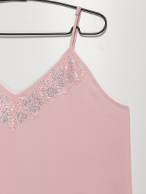 Майка Sassofono модель A192-SF-409114-1 Пудровий Фото