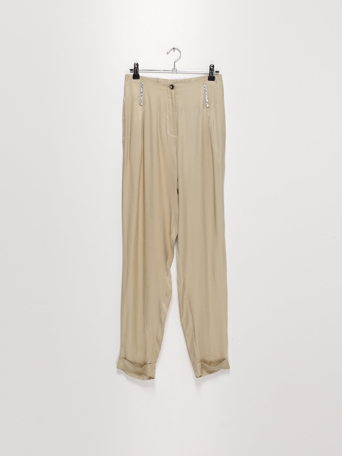 Брюки повседневные Sassofono модель A192-SF-44732-1 Бежевий Фото