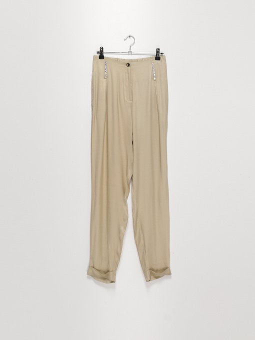 Повсякденні штани Sassofono модель A192-SF-44732-1 Бежевий Фото