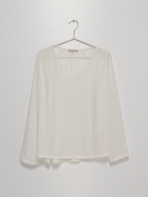 Блуза Sassofono модель A192-SF-629111 МОЛОЧНИЙ Фото