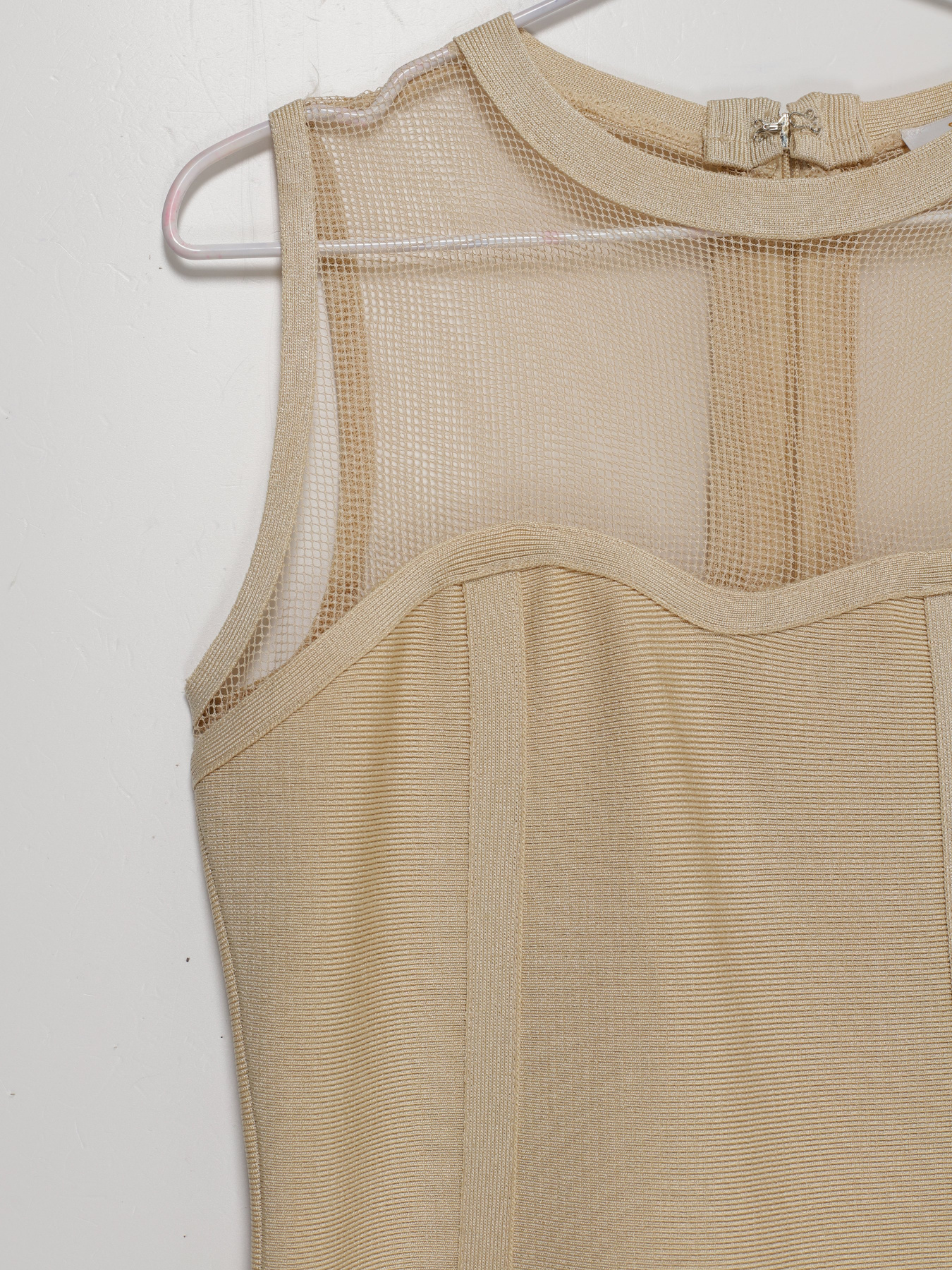 Сукня міні Sassofono модель A192-SF-70108 Бежевий Фото