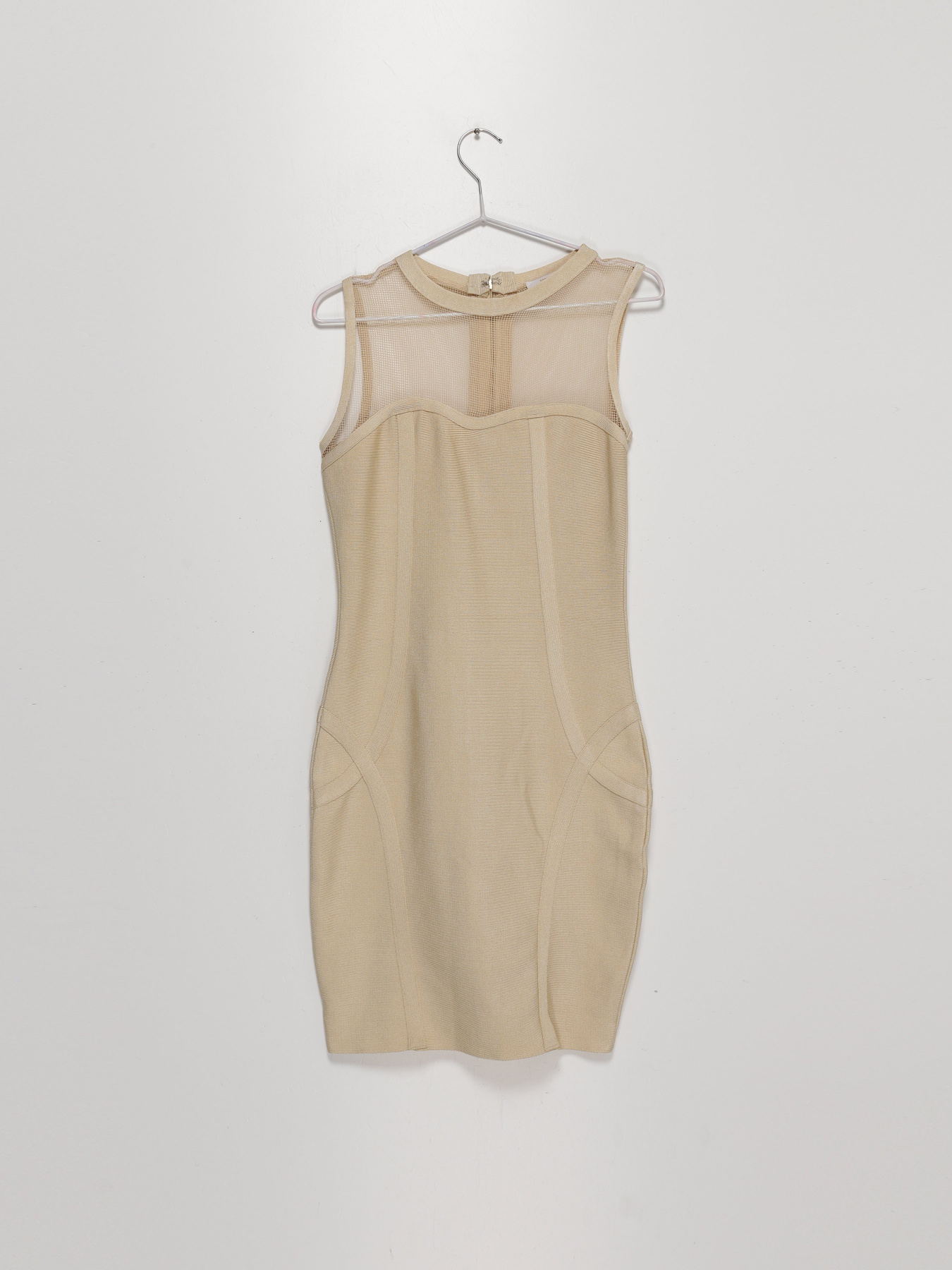 Сукня міні Sassofono модель A192-SF-70108 Бежевий Фото