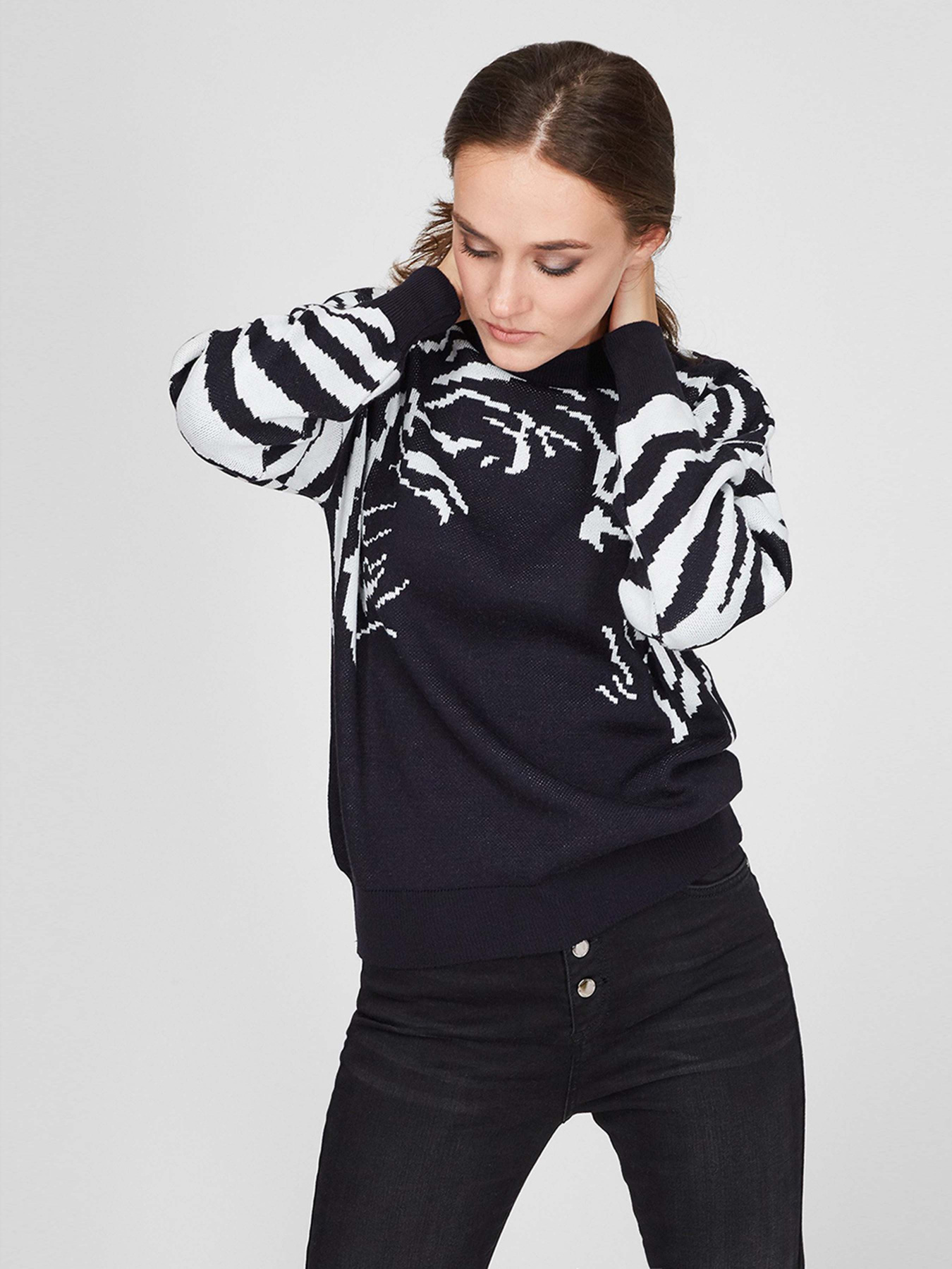 Свитер Sassofono модель A201-SC-28210, Синій Фото