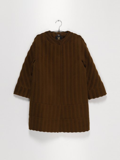 Пальто Sassofono модель A201-SF-105301 КОРИЧНЕВИЙ Фото