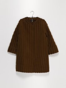 Пальто Sassofono модель A201-SF-105301 КОРИЧНЕВИЙ Фото