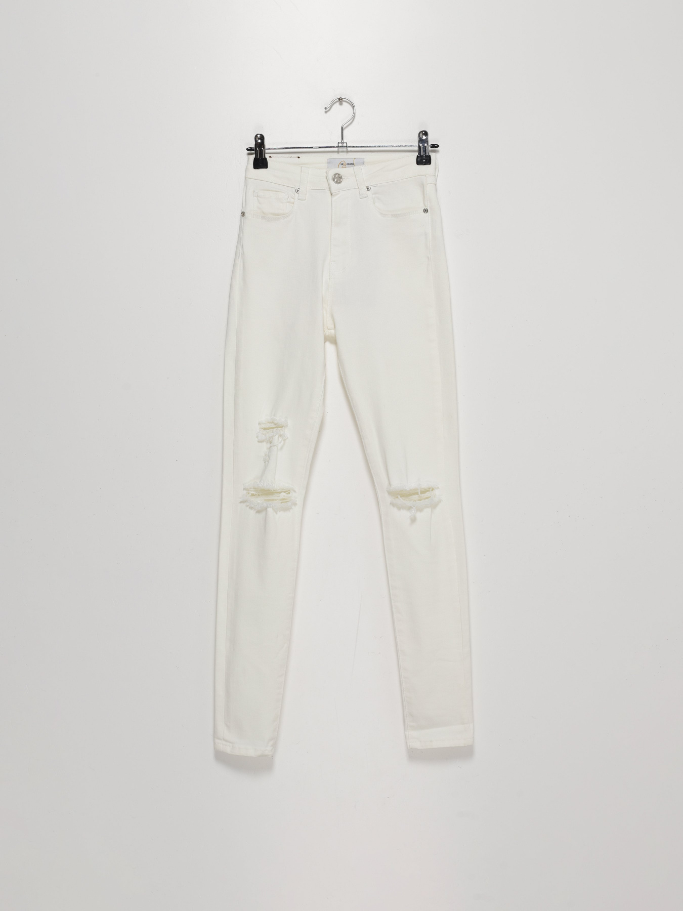 Скинни джинсы Sassofono модель A202-SC-12775 Білий Фото