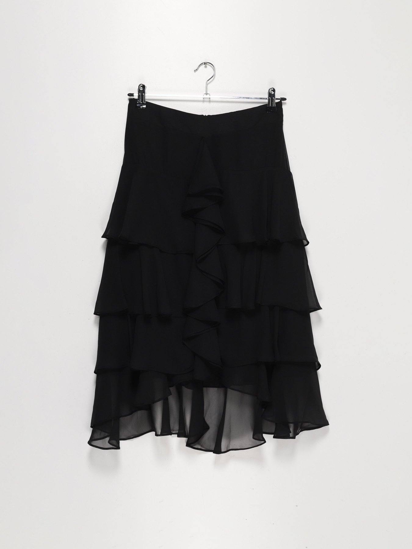 Юбка миди Sassofono модель A202-SC-22187 ЧОРНИЙ Фото