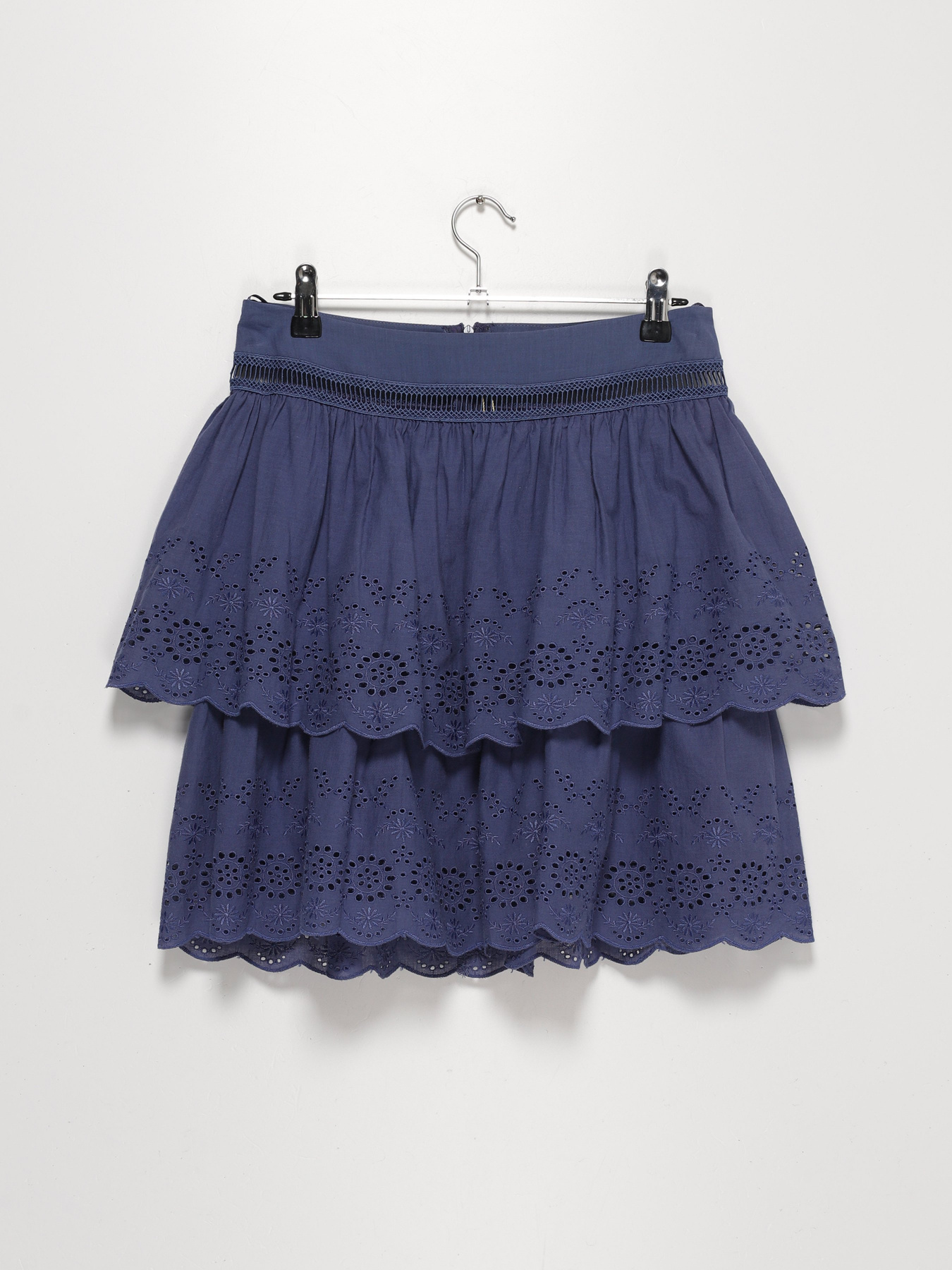 Юбка мини Sassofono модель A202-SC-22190 Індиго Фото