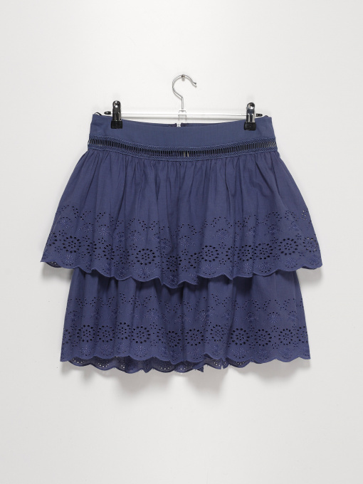 Юбка мини Sassofono модель A202-SC-22190 Індиго Фото