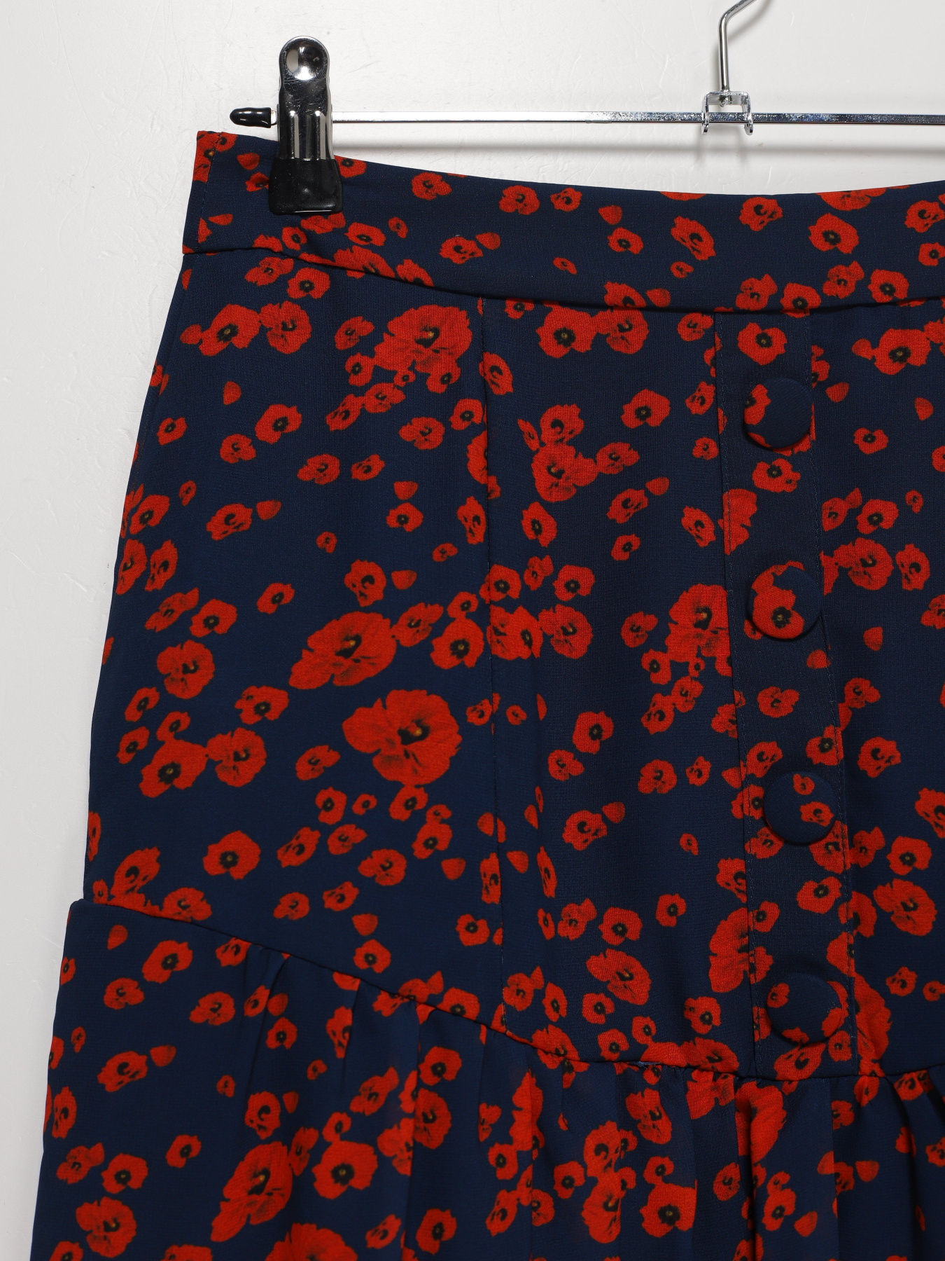 Юбка миди Sassofono модель A202-SC-22198 СИНІЙ Фото