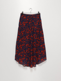 Юбка миди Sassofono модель A202-SC-22198 СИНІЙ Фото