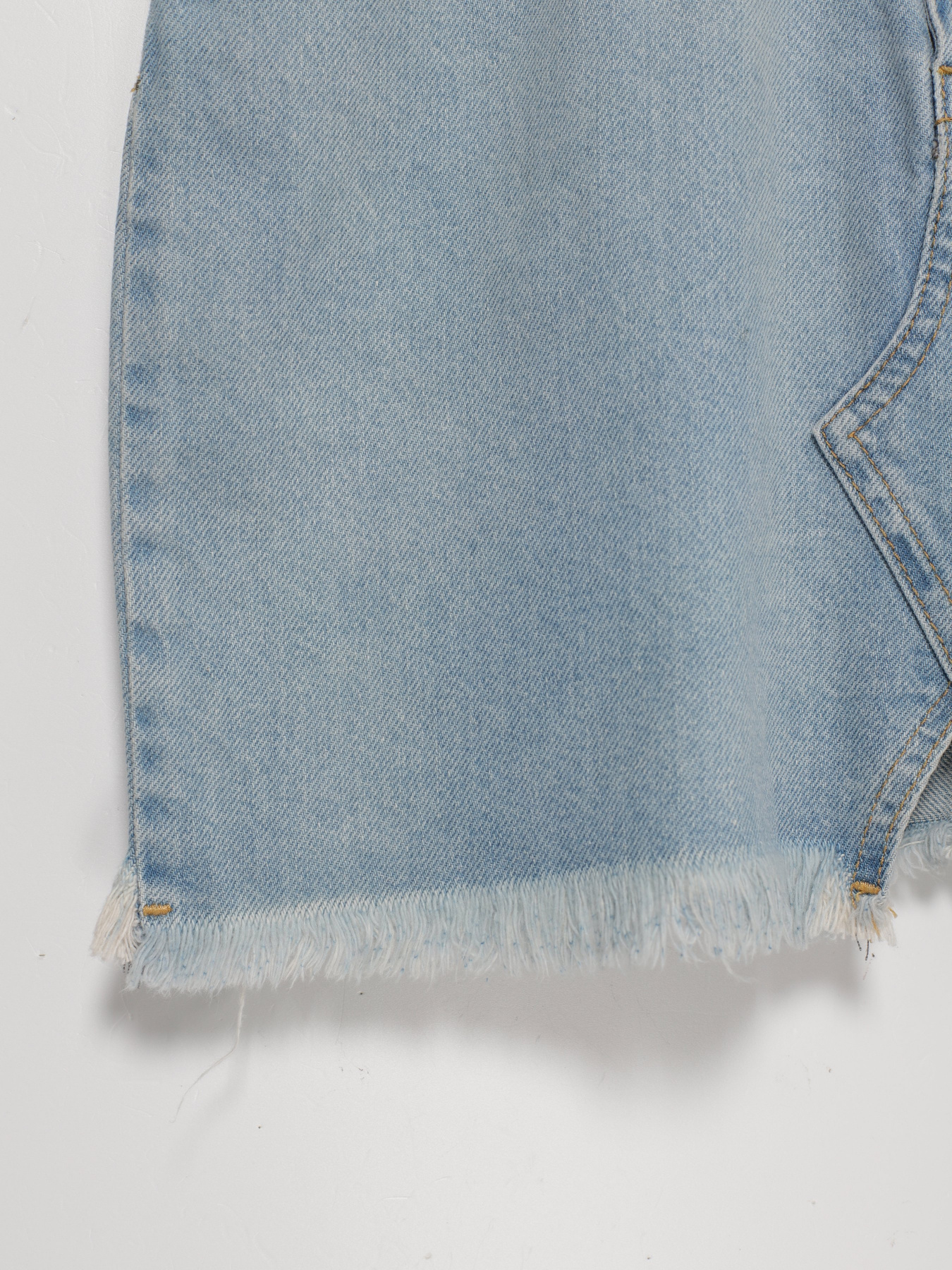 Юбка мини Sassofono модель A202-SC-22199 Блакитний Фото