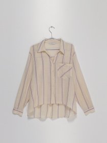 Сорочка Sassofono модель A202-SC-34464 Молочний Фото