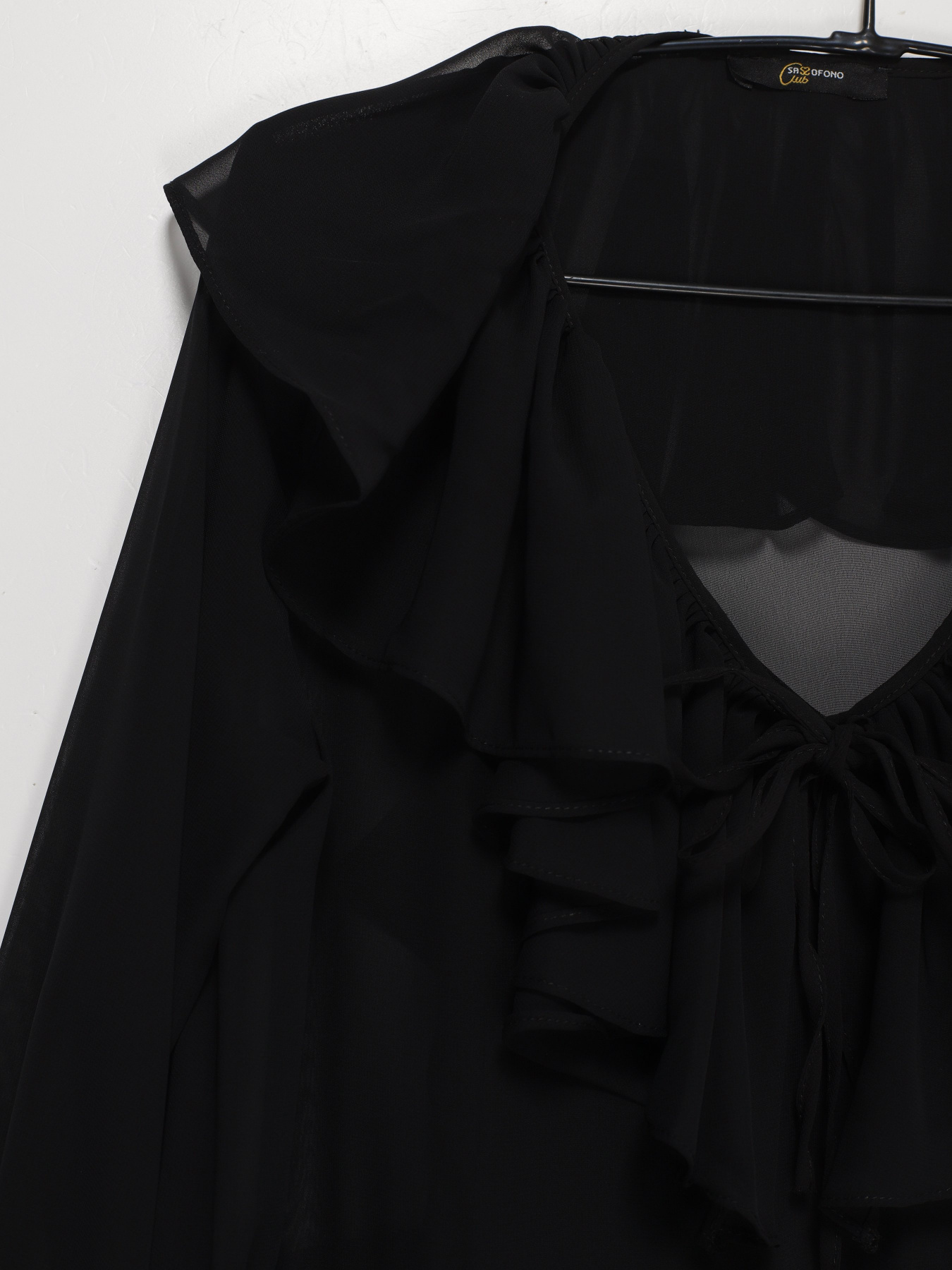 Сукня міді Sassofono модель A202-SC-42990 ЧОРНИЙ Фото