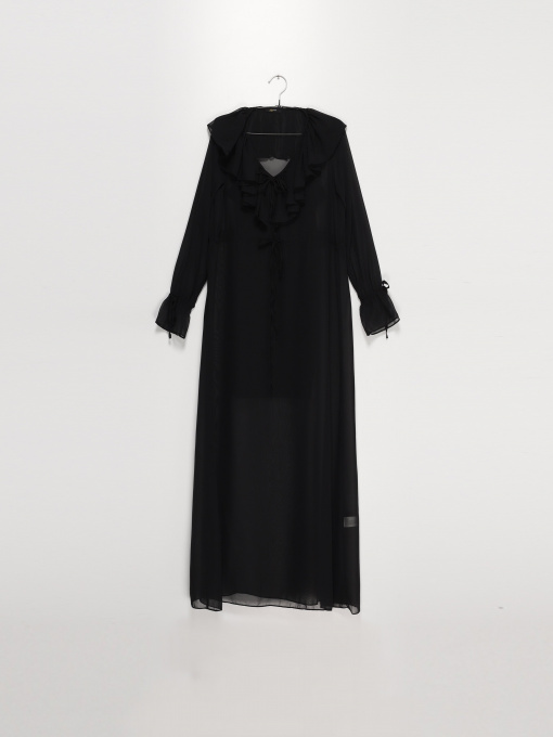 Платье миди Sassofono модель A202-SC-42990 ЧОРНИЙ Фото