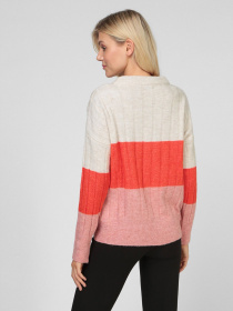 Свитер Sassofono модель A201-SC-5096-3, Кораловий Фото