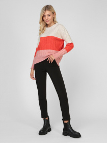 Свитер Sassofono модель A201-SC-5096-3, Кораловий Фото