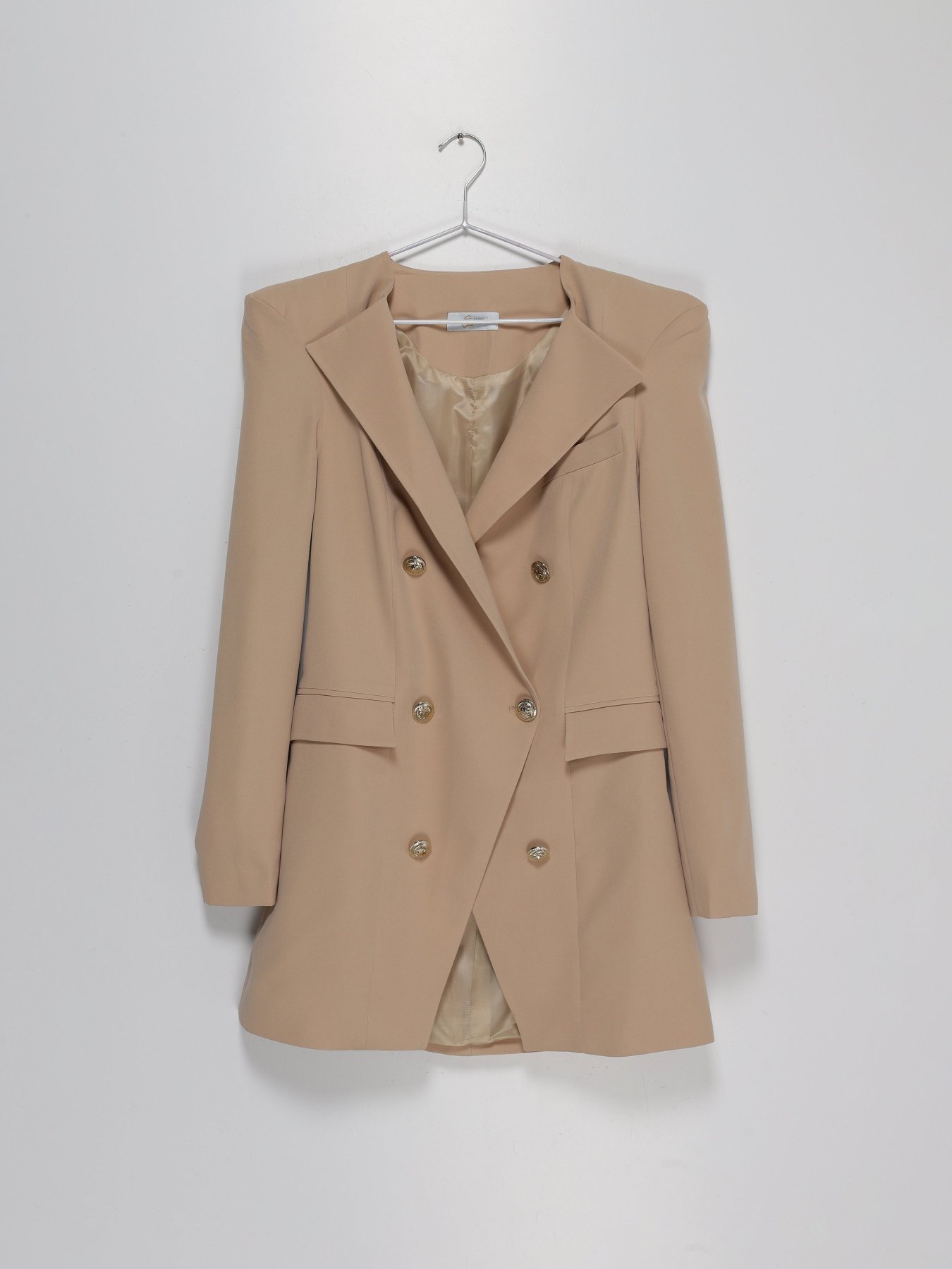 Піджак Sassofono модель A202-SC-52716 Бежевий Фото