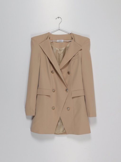 Піджак Sassofono модель A202-SC-52716 Бежевий Фото