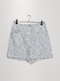 Шорты Sassofono модель A202-SF-14766 Блакитний-Білий Фото